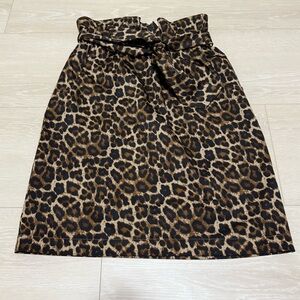 3/$10 H&M Leopard Print Skirt with Belt
